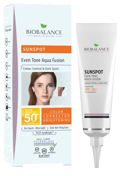 Biobalance Sun Spot Even tone SPF 50+ saules aizsargkrēms, 40 ml
