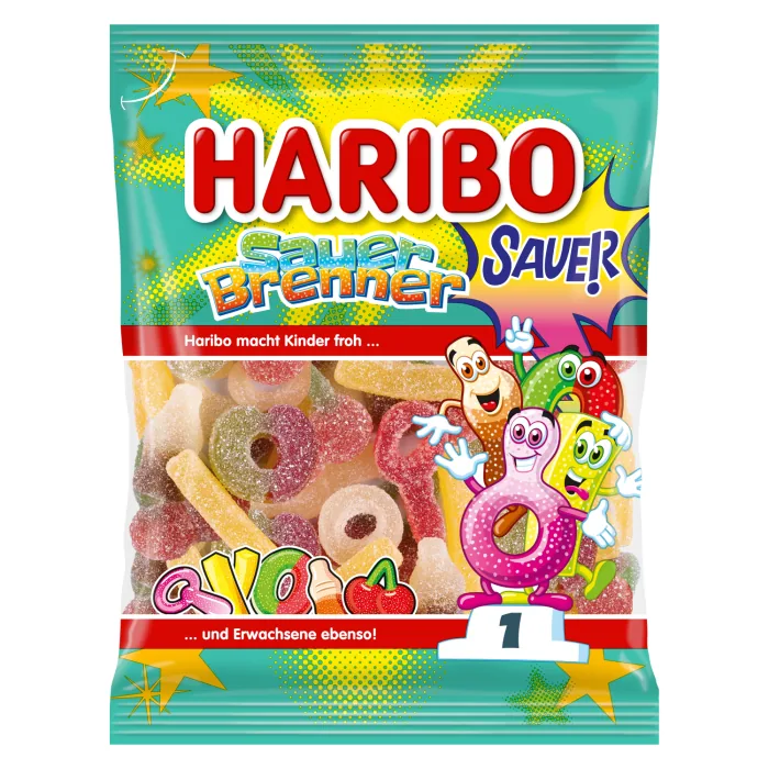 ŽELEJAS KONFEKTES HARIBO SAUERBRENNER 160G