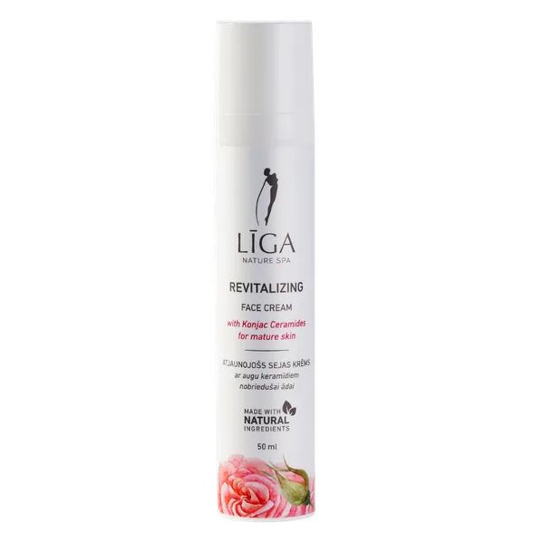 Līga atjaunojošs, ar augu keramīdiem sejas krēms, 50 ml