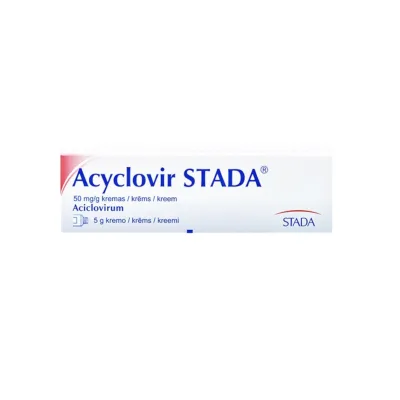 Acyclovir Stada 50 mg/G krēms 5 g