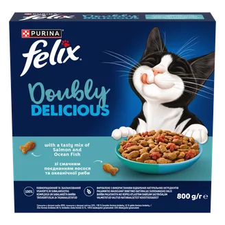 BARĪBA KAĶIEM SAUSĀ FELIX ADULT FISH 800G