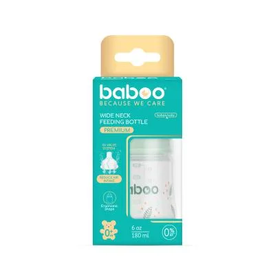 Baboo pretkoliku barošanas pudelīte, peachy keen, 0+ mēneši 180 ml