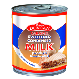 KONDENSĒTAIS PIENS DOVGAN KARAMELIZĒTS 370G