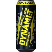ENERĢIJAS DZĒRIENS DYNAMIT ORIGINAL ZERO SUGAR AR SALDINĀTĀJIEM 0.5L
