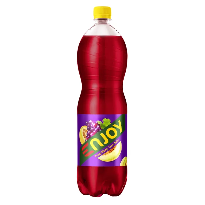 GĀZĒTS DZĒRIENS ENJOY AR VĪNOGĀM UN MELONI 1,5L