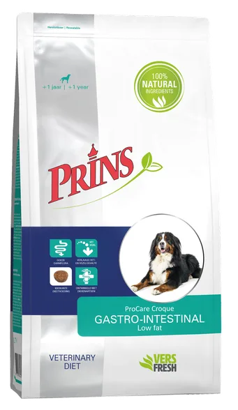 Prins Procare Diet Croque gastro-intestinal low fat sausā barība, 3 kg