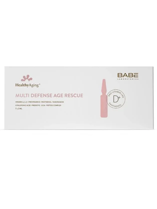 Babē Healthy Aging Ampulas pret vecumu saistītām izmaiņām, 7 x 2 ml