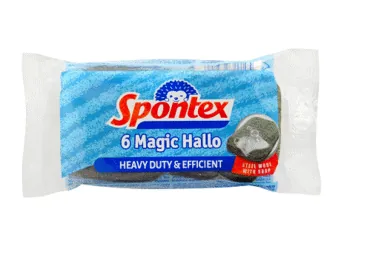 ŠVAMMES AR ZIEPĒM SPONTEX HALLO 6GAB.