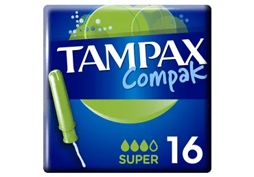 HIG.TAMPONI TAMPAX COMPAK SUPER 16GAB.