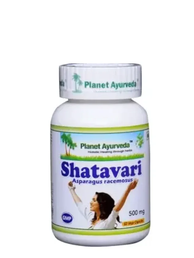 Planet Ayurveda® Shatavari Organic (šatavari), 60 kapsulas