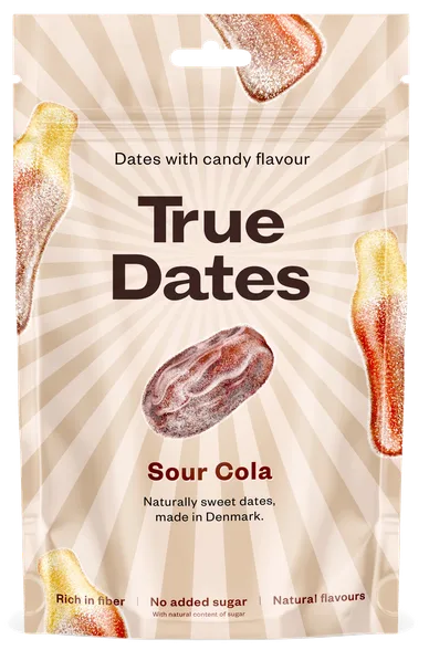 True Dates Sour Cola Dateles, 100 г