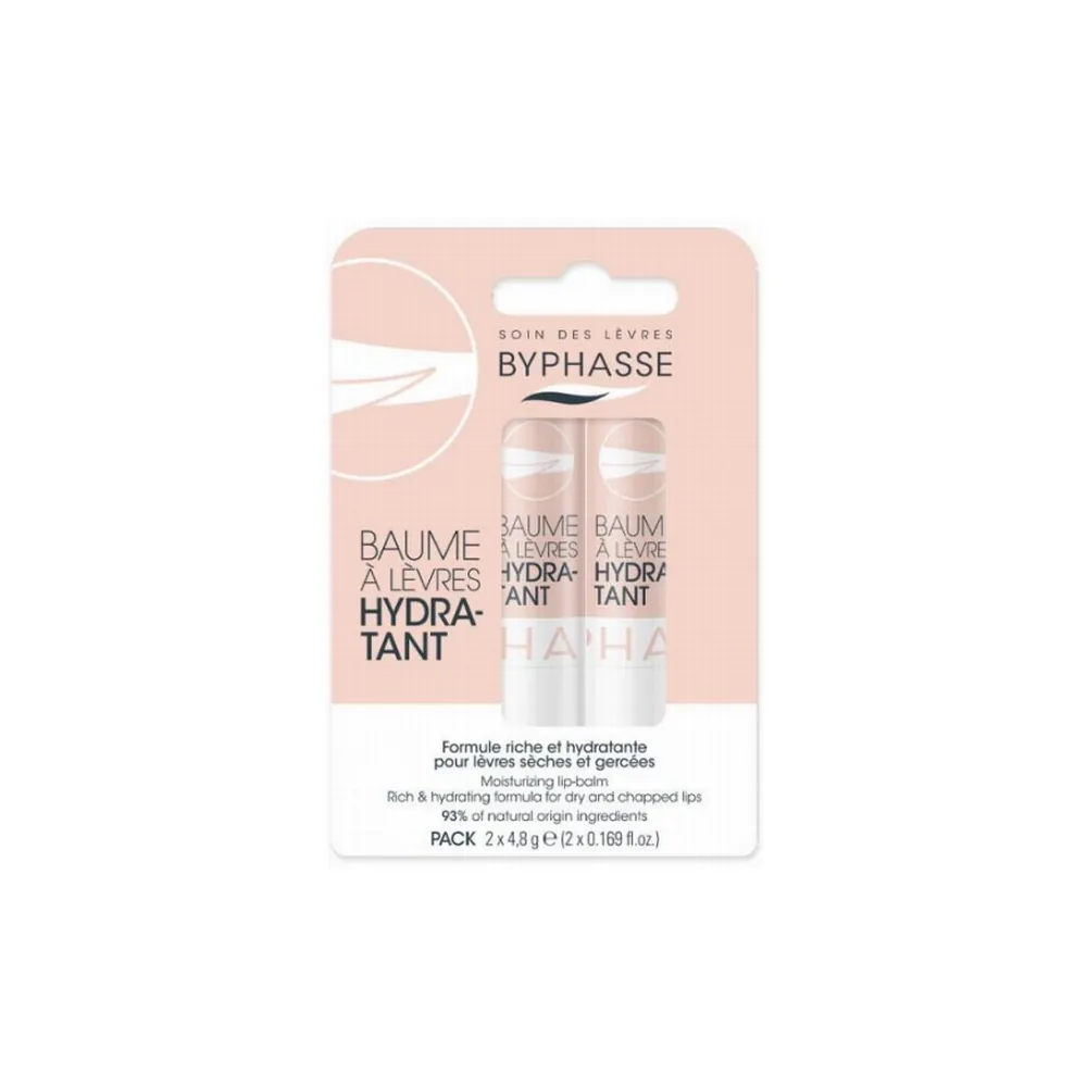 BYPHASSE BALSAMO LABIAL HIDRATANTE (2X4,8 G)