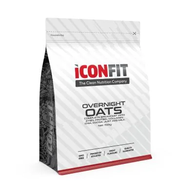 Iconfit Overnight Oats ar aveņu-kokosriekstu garšu 1 kg