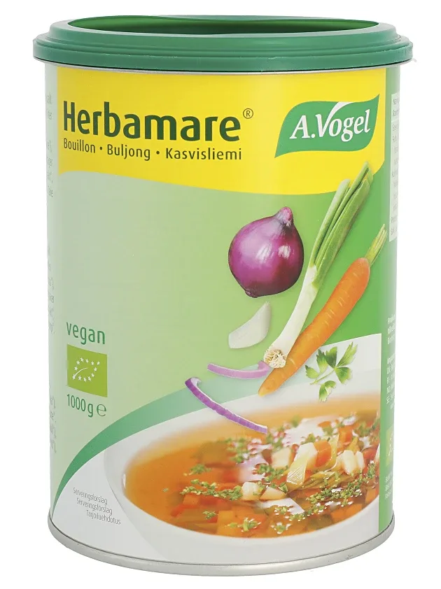 A.Vogel Herbamare® Eko bioloģiskais garšaugu buljona koncentrāts ar jūras sāli, 1000 g