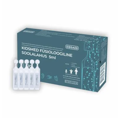 Kidsmed daudzfunkcionāls fizioloģiskais šķīdums 5 ml N20