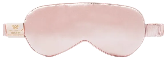 Crystallove Rose zīda maska miegam, 1 gab.