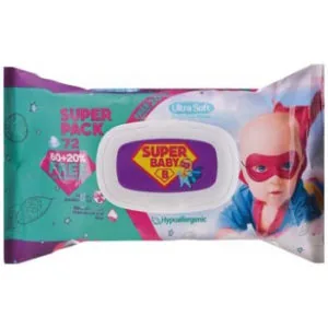SALVETES MITRĀS SUPER BABY AR KUMELĪŠU UN ALVEJAS EKSTRAKTU 72GAB