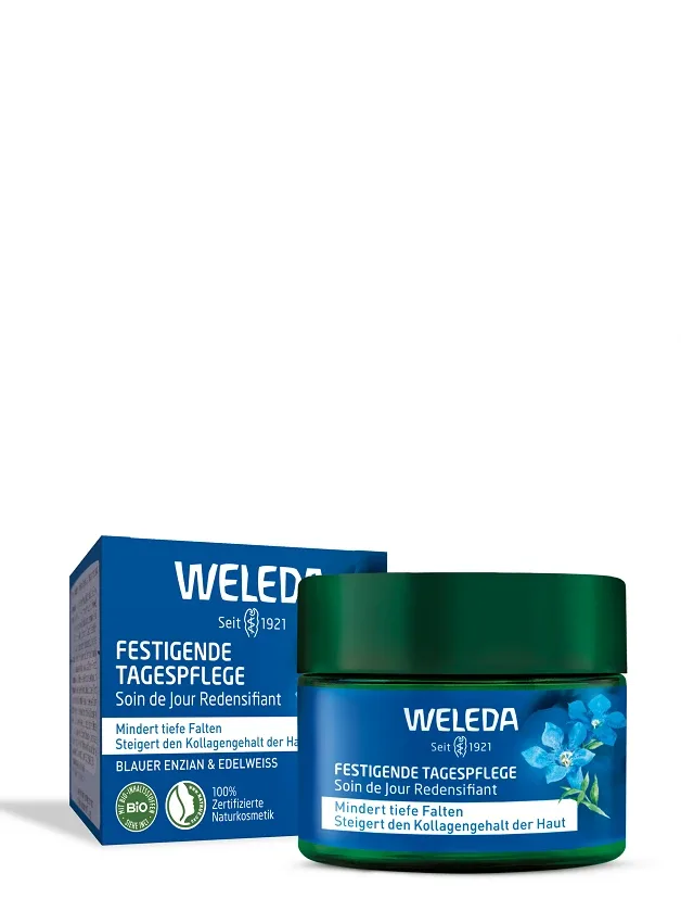 Weleda Blue Gentian & Edelweiss nostiprinošs dienas krēms nobriedušai sejas ādai, 40 ml