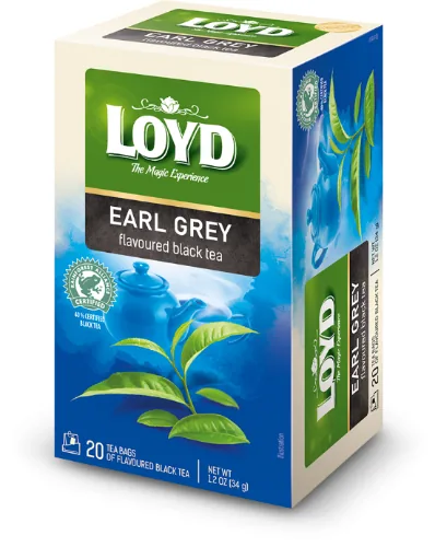 MELNĀ TĒJA LOYD EARLY GREY, 20X1,7 G