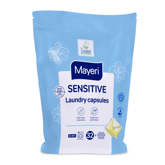 VEĻAS MAZGĀŠANAS ŠĶIDRĀS KAPSULAS MAYERI SENSITIVE 32 GAB
