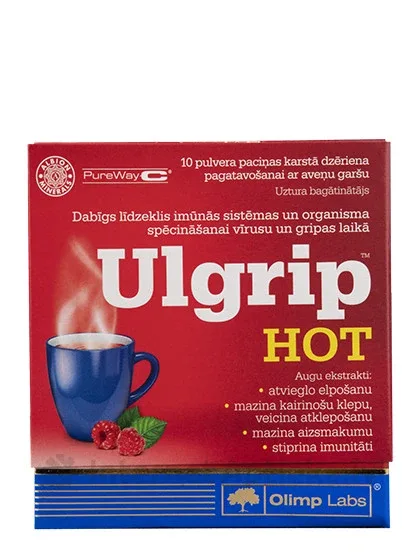 Olimp Labs Ulgrip Hot ar aveņu garšu, 10 paciņas