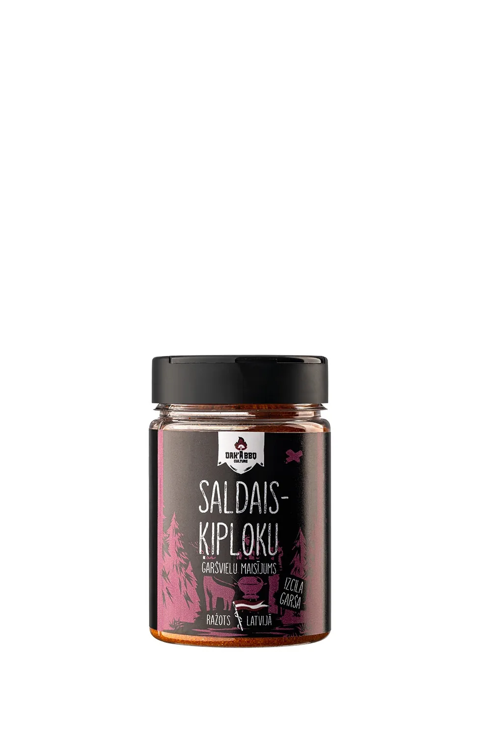 GARŠVIELU MAISĪJUMS OAK'A BBQ, SALDAIS, 190G