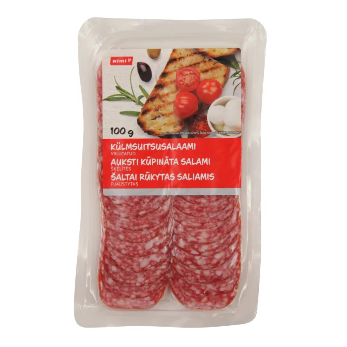 SALAMI DESA RIMI AUKSTI KŪPINĀTA ŠĶĒLĪTĒS 100G