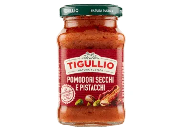 PESTO AR SAULĒ KALTĒTIEM TOMĀTIEM UN PISTĀCIJĀM TIGULLIO 185G
