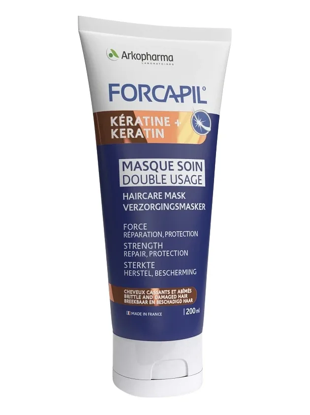 Forcapil Keratin+ matu maska vājiem un bojātiem matiem ar keratīnu, 200 ml