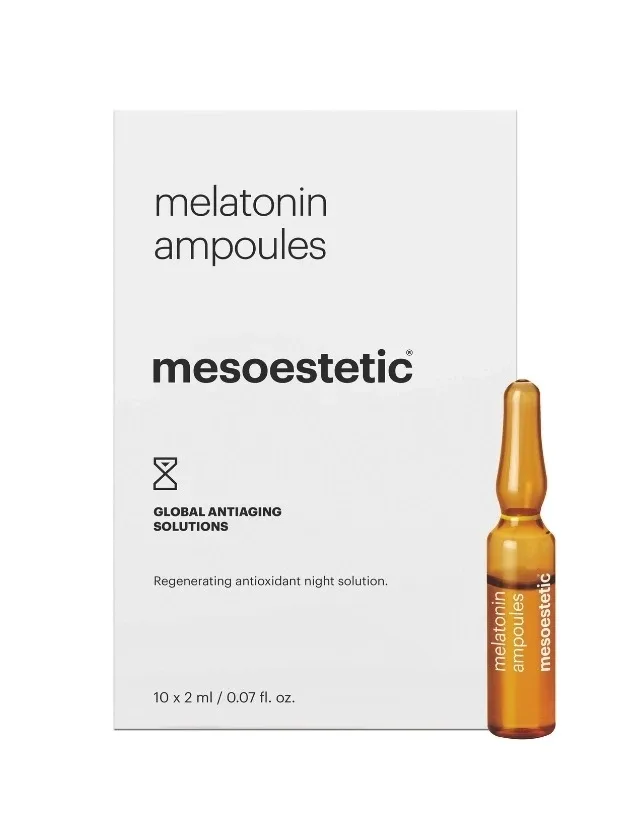 Mesoestetic pretnovecošanās ampulas ar melatonīnu, 10 x 2 ml