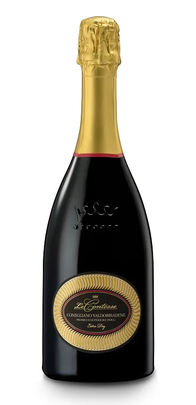 Dzirkstošais vīns Le Contesse Prosecco DOCG Treviso, extra sauss, 11%, 0,75 l