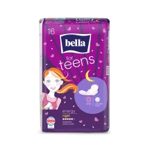 HIGIENISKĀS PAKETES BELLA TEENS ENERGY NIGHT 16GAB.