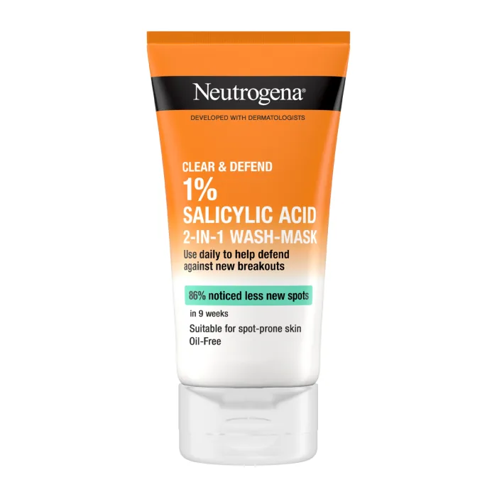 MASKA NEUTROGENA CLEAR&DEFEND 2IN1 SEJAS ĀDAI 150ML
