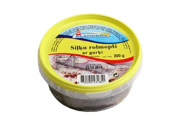 SIĻĶU ROLMOPŠI BEZ ĀDAS AR GURĶIEM ELANDERS 300G