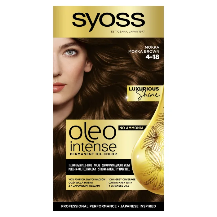 MATU KRĀSA SYOSS OLEO INTENSE 4-18 MOKAS BRŪNS