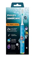 PHILIPS SONICARE KIDS HX6600/12 ELEKTRISKĀ ZOBU BIRSTE, ZILA, 2 UZGAĻI