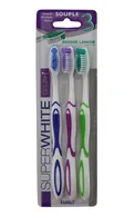 SUPERWHITE FAMILY SOFT ZOBU BIRSTES, 3GAB. (DAŽĀDAS KRĀSAS)