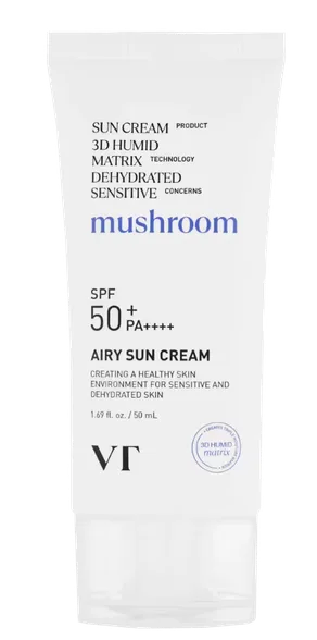 VT Cosmetics Cosmetics Airy SPF50+ saules aizsargkrēms, 50 ml
