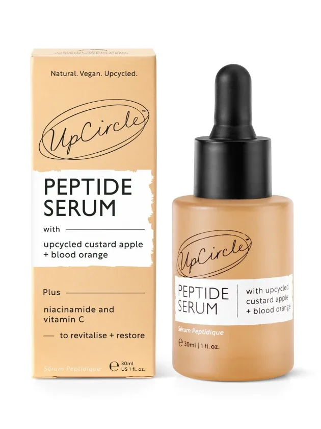 Upcircle peptīdu serums ar krēmābola un apelsīna ekstraktu, 30 ml