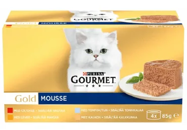 KAĶU KONSERVI GOURMET GOLD PASTĒTE(4*85G)340G
