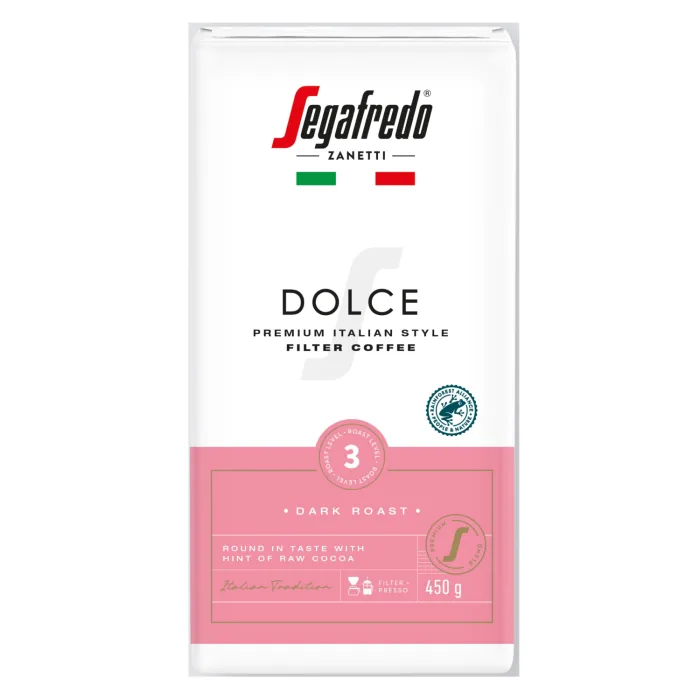 MALTĀ KAFIJA SEGAFREDO DOLCE 450G