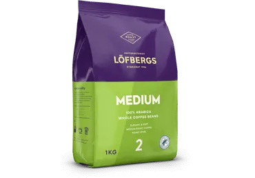 KAFIJAS PUPIŅAS LÖFBERGS MEDIUM ROAST RA 1KG