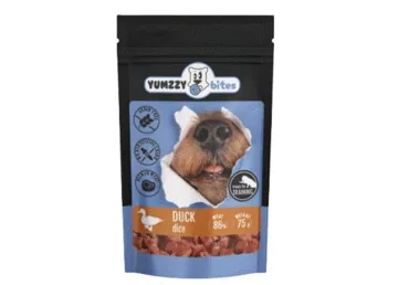 GARDUMS SUŅIEM PĪLES KUBIŅI YUMZZY BITES 75G