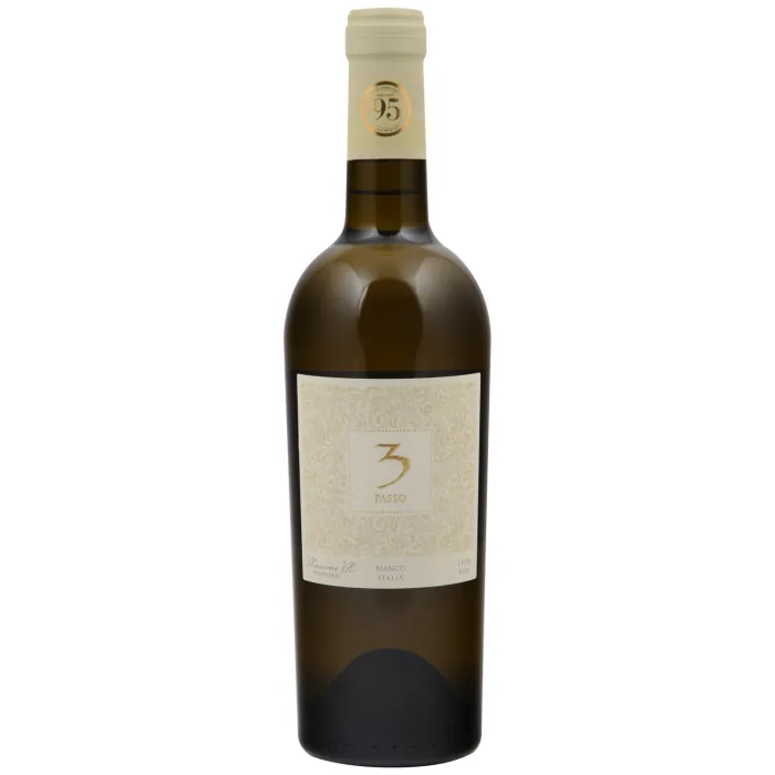 BALTVĪNS 3 PASSO ORGANICO BIANCO, SAUSS 13,5% 0,75