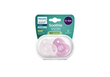 MĀNEKĻI PHILIPS AVENT SILIKONA 0-6M. 2GAB.
