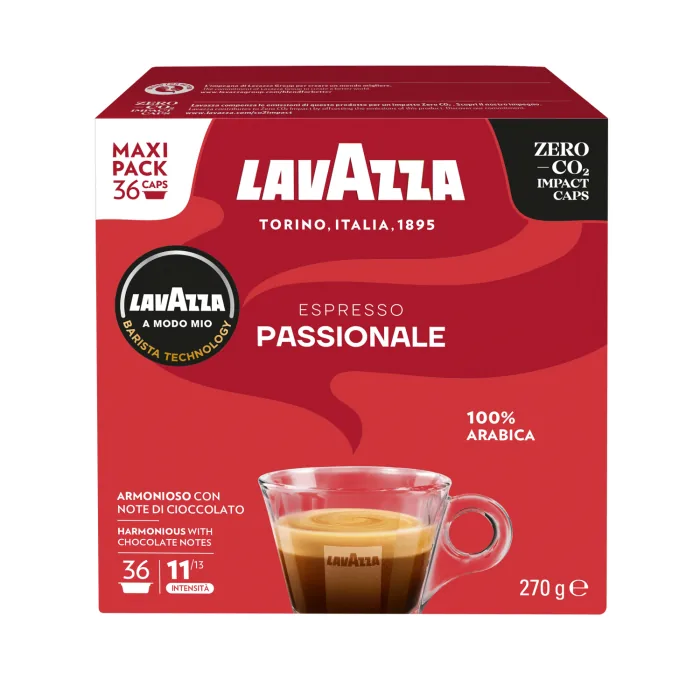 KAFIJAS KAPSULAS LAVAZZA A MODO MIO PASSIONALE 270G