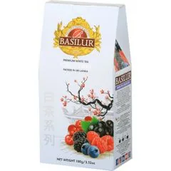 TĒJA BALTĀ BASILUR PREMIUM FOREST FRUIT 100G