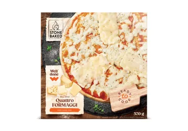 SALDĒTA PICA QUATTRO FORMAGGI WELL DONE 570G
