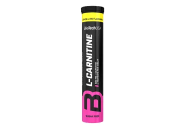 UZTURA BAGĀTINĀTĀJS L-CARNITINE CITRONU 20 TABLETES BIOTECH 500MG
