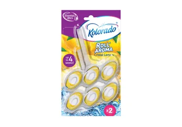 TUALETES BLOKS KOLORADO ROLL AROMA LEMON 2X51G